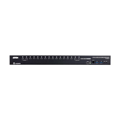 Aten ATEN CS18216 - KVM / audio / USB switch - 16 ports - rack-mountable - 3